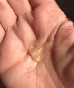 the gel from Kiehl's Gentle Body Wash, neversaydiebeauty.com