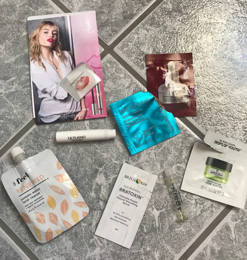 empty sample size beauty products December 2018, neversaydiebeauty.com