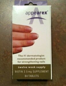 Appearex Biotin for nail strength