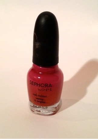 Sephora by OPI red nail polish