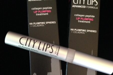 City Lips packaging and clear gloss, neversaydiebeauty.com