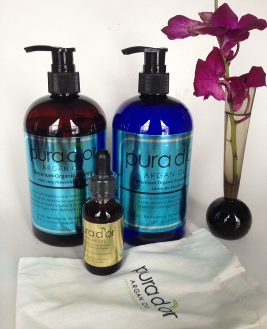 Pura D'Or organic haircare and skincare products