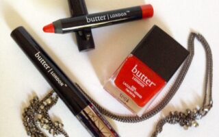 mascara, lip crayon and nail lacquer in shade Ladybird, nail polish, new makeup