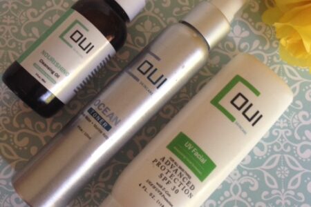 Coui Nourishing Cleansing Oil, Coui Ocean Toner, Coui UV Facial sunscreen