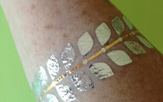 Tribetats Metallic Temporary Tattoo arm band