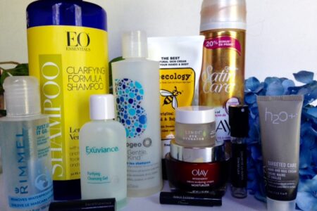 empty beauty products