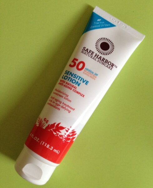 Safe Harbor Sensitive Lotion spf 50 mineral sunscreen