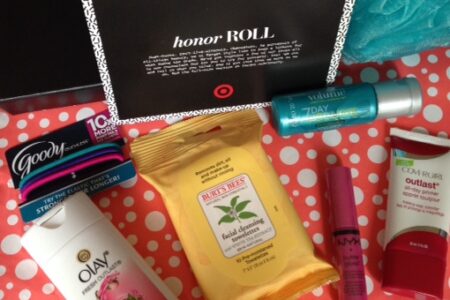 Target Back to College Beauty Box Fall 2015 contents