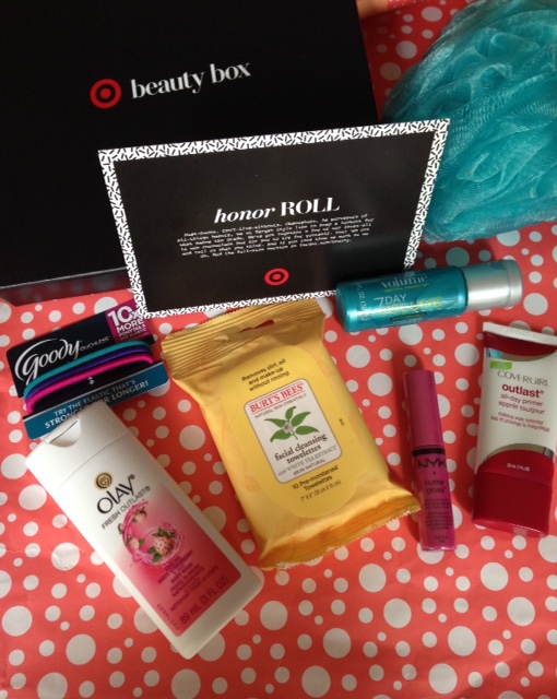 Target Back to College Beauty Box Fall 2015 contents