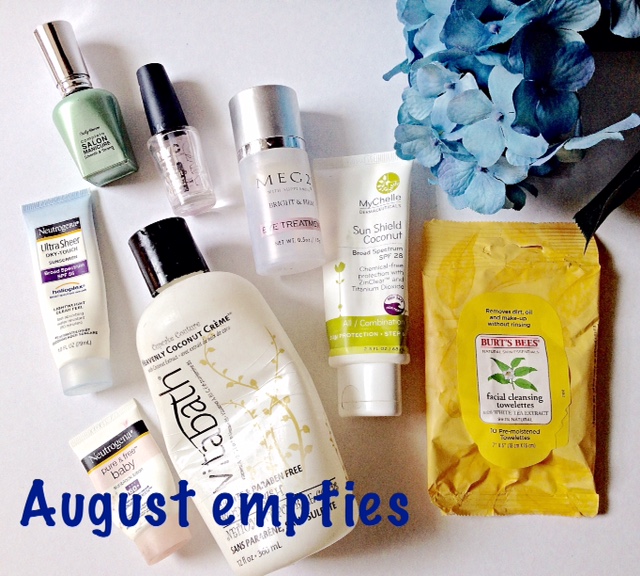 empty cosmetics August 2015 neversaydiebeauty.com @redAllison
