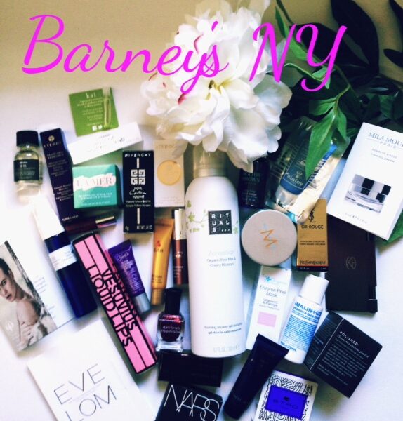 Barney's NY gift with purchase Fall 2015, cosmetics samples, neversaydiebeauty.com @redAllison