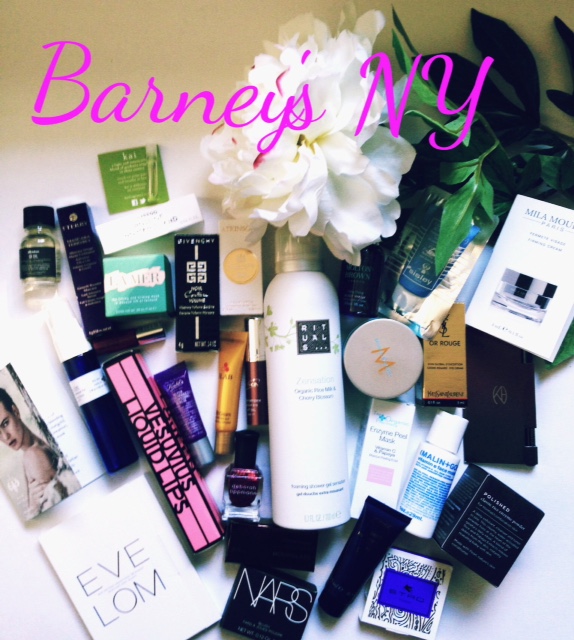 Barney's NY gift with purchase Fall 2015, cosmetics samples, neversaydiebeauty.com @redAllison