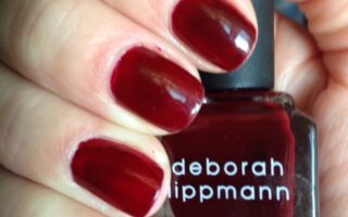 Deborah Lippmann nail polish, shade Single Ladies, mani neversaydiebeauty.com @redAllison