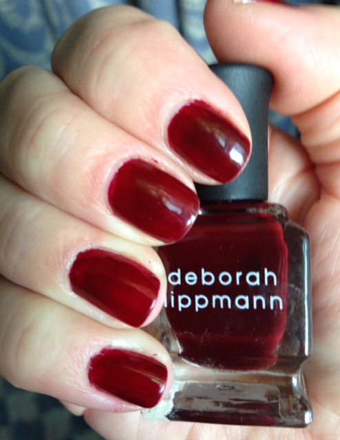 Deborah Lippmann nail polish, shade Single Ladies, mani neversaydiebeauty.com @redAllison