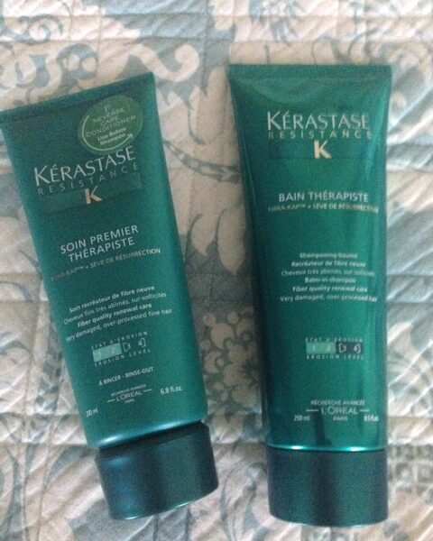 Kerastase Therapiste haircare line: Soin Premier & Bain Therapiste neversaydiebeauty.com @redAllison