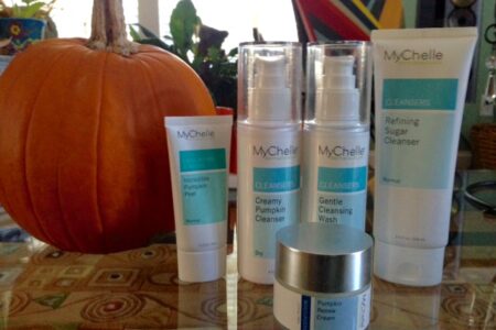 MyChelle pumpkin skincare products neversaydiebeauty.com @redAllison