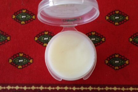 Radical Works lip balm sample neversaydiebeauty.com @redAllison