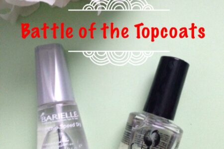 Barrielle No Chip Speed Dry & Seche Vite nail polish topcoats neversaydiebeauty.com @redAllison