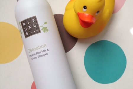 Rituals Zensation Organic Rice Milk & Cherry Blossom Shower Foam neversaydiebeauty.com @redAllison