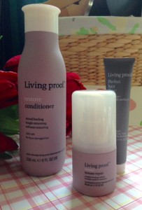 Living Proof Restore Conditioner & Instant Repair & PHD Night Cap haircare products neversaydiebeauty.com @redAllison