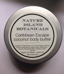 Nature Island Botanicals Caribbean Escapes Coconut Body Butter ingredients neversaydiebeauty.com @redAllison
