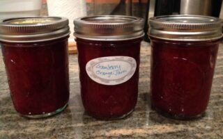 jarred cranberry orange sauce or jam neversaydiebeauty.com @redAllison