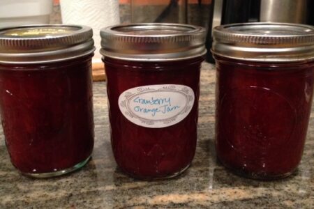 jarred cranberry orange sauce or jam neversaydiebeauty.com @redAllison