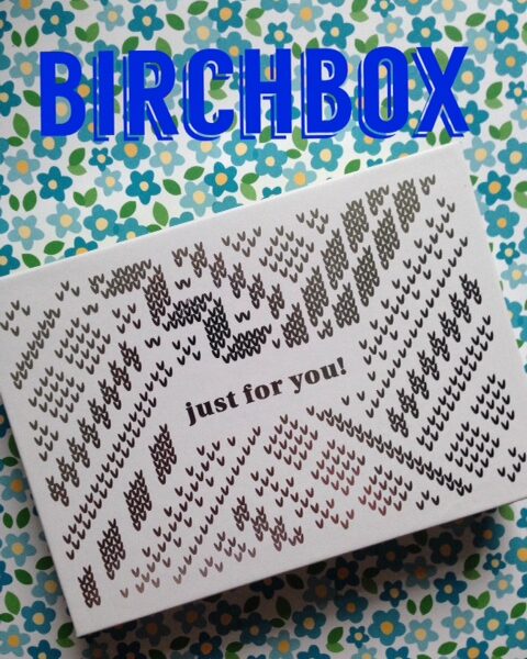 Birchbox January 2016 with title neversaydiebeauty.com @redAllison