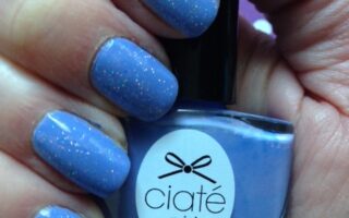 manicure with Ciate Double Bubblegum & China Glaze Fairy Dust nail polish neversaydiebeauty.com @redAllison