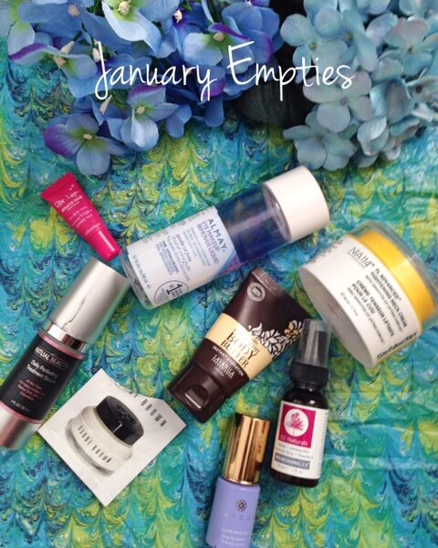 January 2016 empty beauty products neversaydiebeauty.com @redAllison