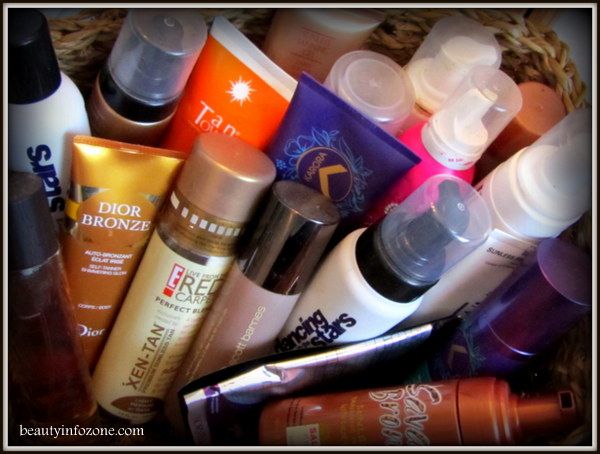 collection of bronzers