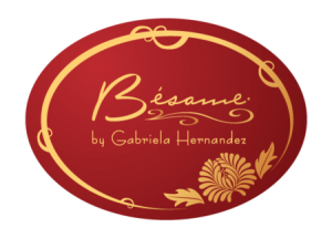 Besame Cosmetics logo neversaydiebeauty.com @redAllison