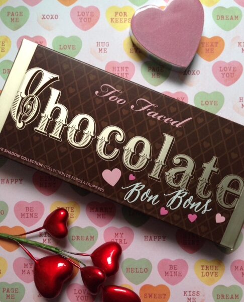 Too Faced Chocolate Bon Bons outer box neversaydiebeauty.com @redAllison