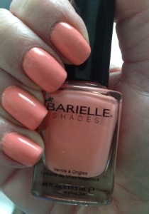 Barielle Nail Polish in peach colored Blossom neversaydiebeauty.com @redAllison