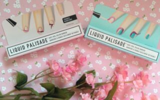 boxes of Liquid Palisade, a nail care product that makes painting my nails neater neversaydiebeauty.com @redAllison