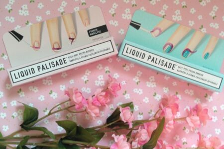 boxes of Liquid Palisade, a nail care product that makes painting my nails neater neversaydiebeauty.com @redAllison