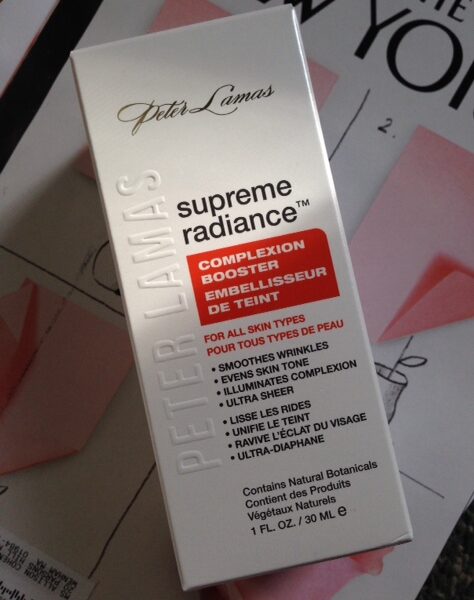 Peter Lamas Supreme Radiance Complexion Booster box neversaydiebeauty.com @redAllison