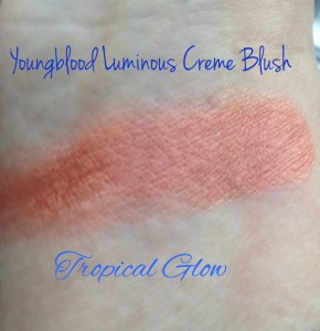Youngblood Luminous Creme Blush, Tropical Glow swatch neversaydiebeauty.com @redAllison