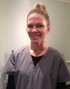 medical aesthetician, Jill F., at Bella Sante Spa Boston neversaydiebeauty.com @redAllison