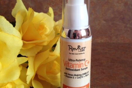 Reviva Labs Ultra Potency Vitamin C+ Antioxidant Serum with EMBLICA neversaydiebeauty.com @redAllison