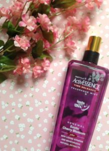 InStyle ActivESSENCE Fragrance Mist in cherry blossom neversaydiebeauty.com @redAllison