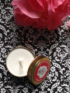 MojoSpa scented Vintage Rose candle that melts into body cream neversaydiebeauty.com @redAllison