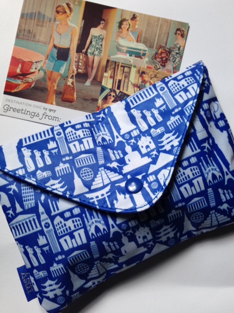 ipsy makeup bag and theme card , May 2016, Destination Chic neversaydiebeauty.com @redAllison