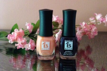 Barielle Protect Plus Color Nail Polish: Blossom & Edgy neversaydiebeauty.com @redAllison