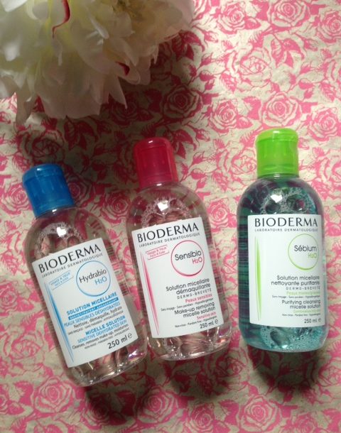 Bioderma's 3 micellar waters for 3 different skin types: Sensiobio, Hydrabio, Sebium neversaydiebeauty.com @redAllison