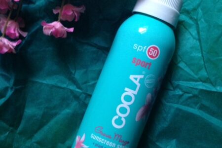 Coola Sport Sunscreen Spray SPF 50 Guava Mango neversaydiebeauty.com @redAllison