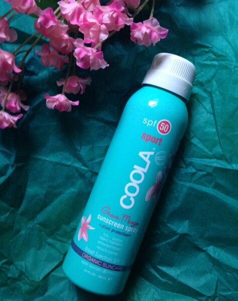 Coola Sport Sunscreen Spray SPF 50 Guava Mango neversaydiebeauty.com @redAllison