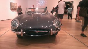 1960 Jaguar XKE MOMA exhibit neversaydiebeauty.com