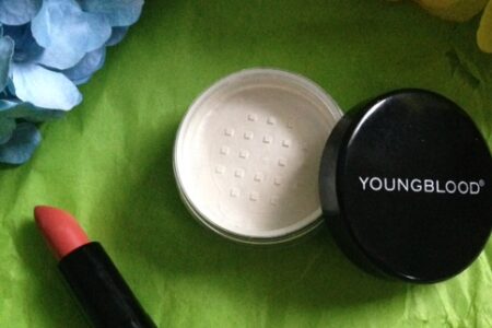 Youngblood Cosmetics Intimatte Lipstick "Flirt" and Lunar Dust "Twilight" neversaydiebeauty.com @redAllison