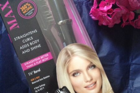 InStyler Max hair straightening device and packaging neversaydiebeauty.com @redAllison